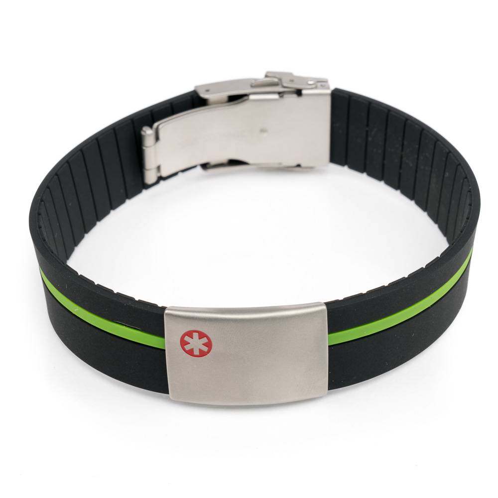 Medical Alert Bracelet >> Medical Alert Bracelet Green Medical Alert Bracelet >> Medical Alert Bracelet Green