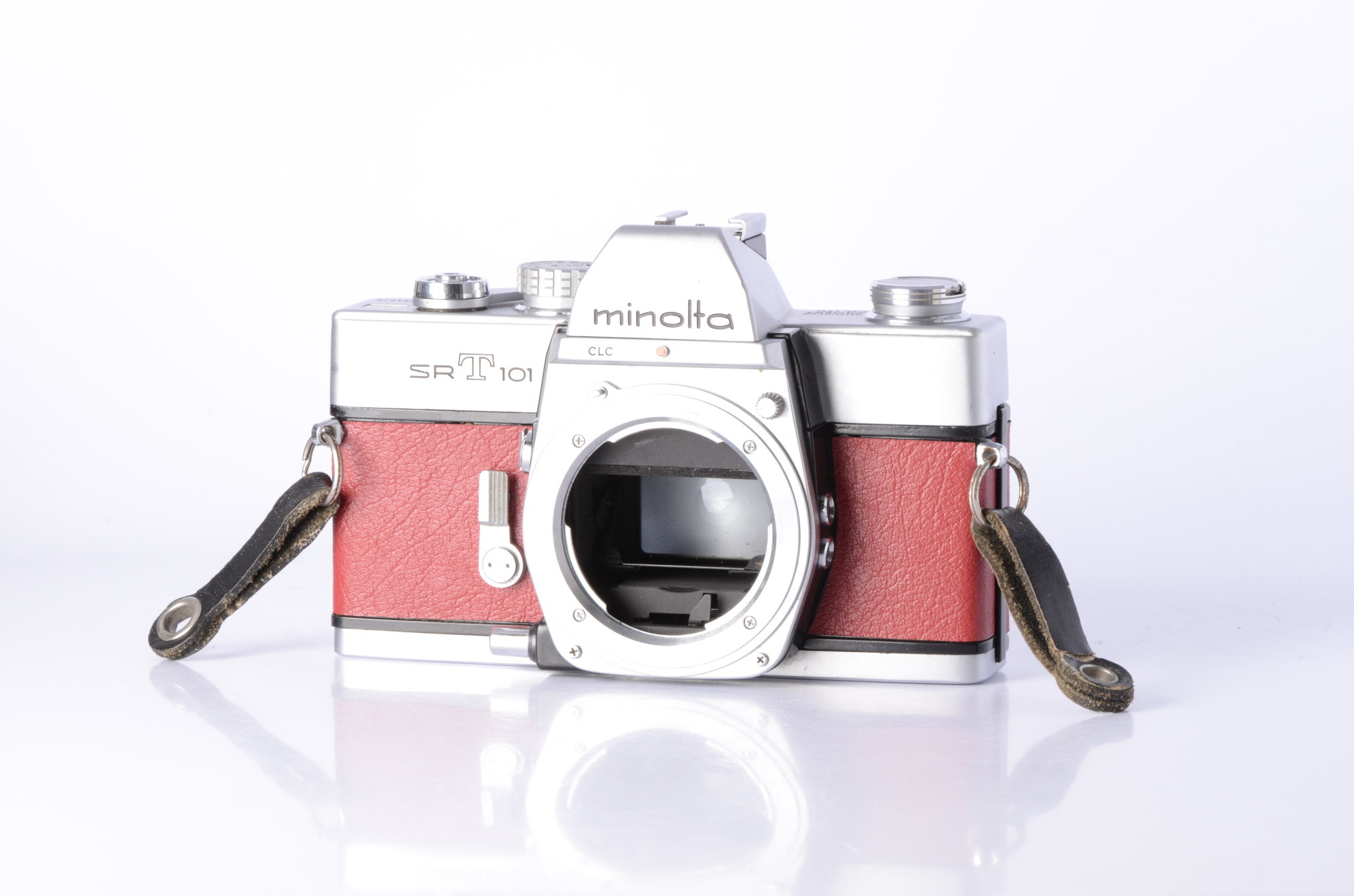 Minolta SRT101 RED 35mm Film Camera Body LeZot Camera Sales and