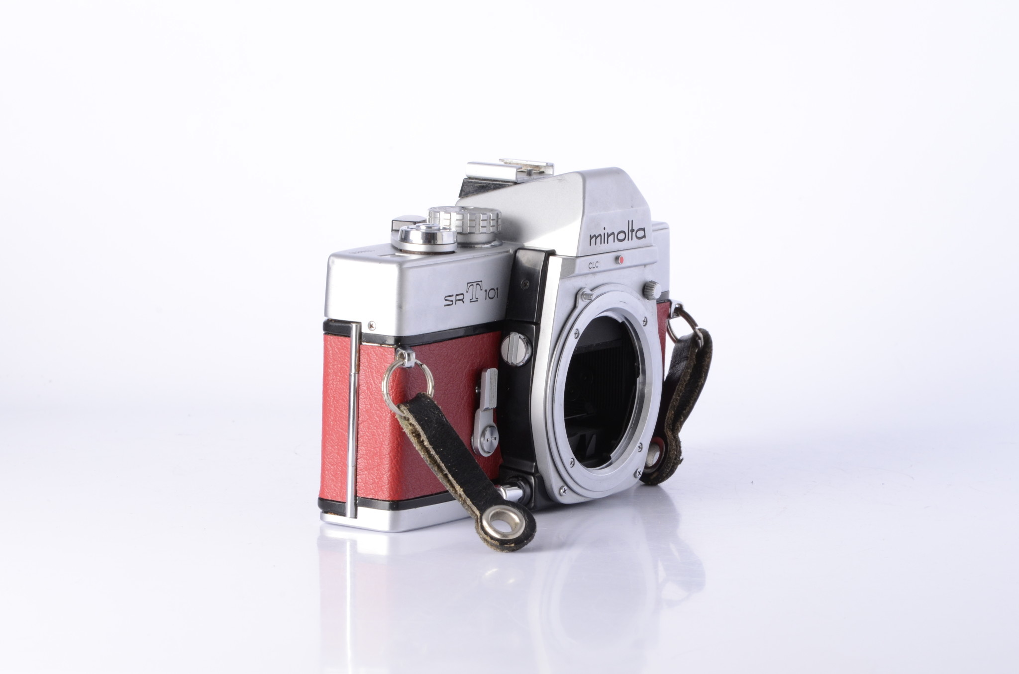 Minolta SRT101 RED 35mm Film Camera Body LeZot Camera Sales and