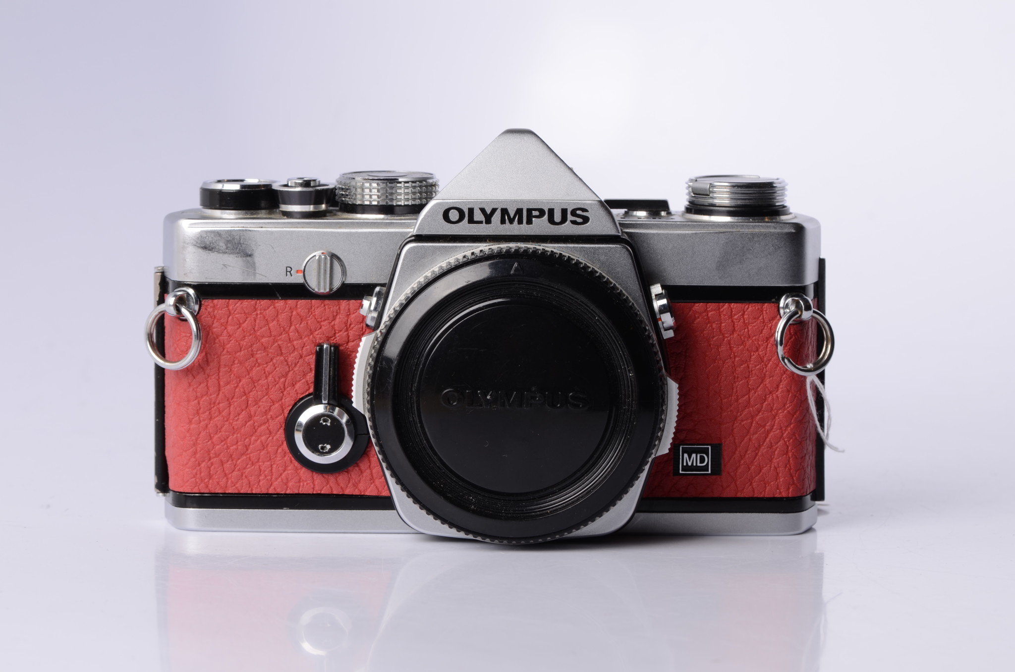 Olympus Olympus OM1 RED SN 1348842 LeZot Camera Sales and Camera