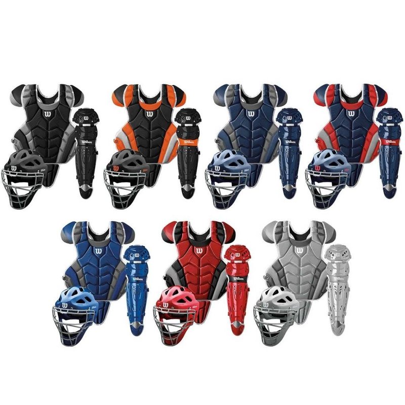 Wilson Wilson C1K catcher gear kit intermediate Baseball Warehouse