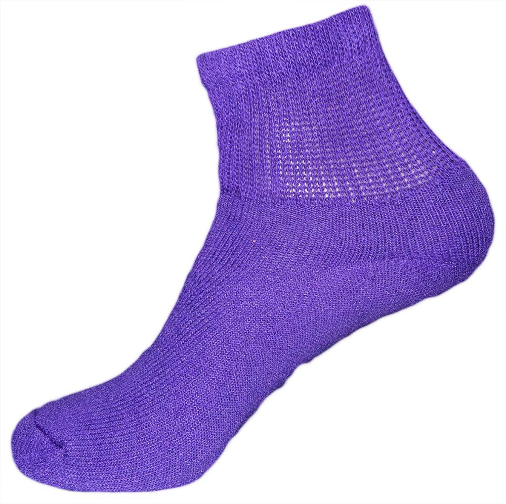 Women's Diabetic Quarter Top Socks Solid Color The Sox Market