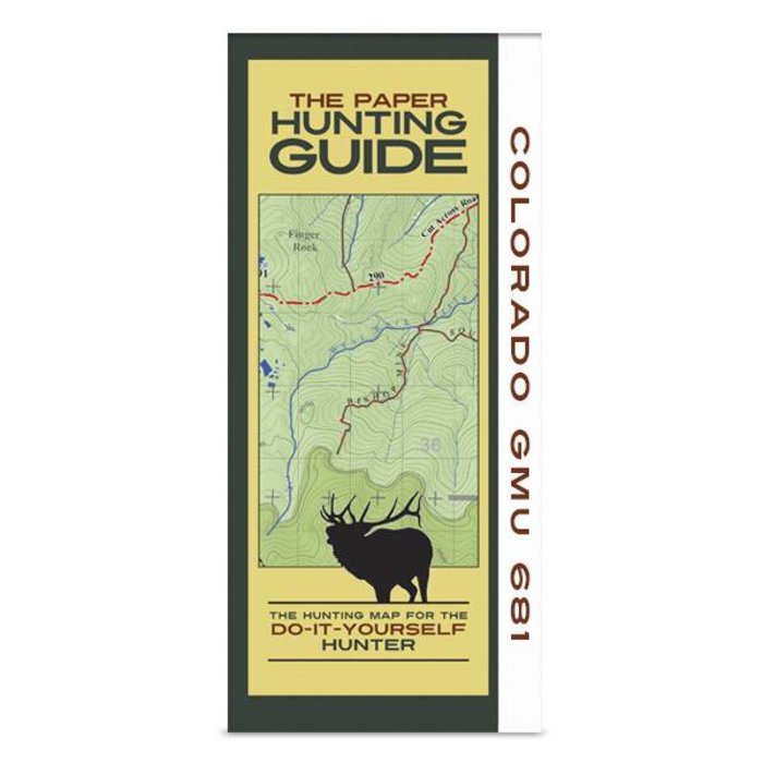 DIY Hunting Maps Colorado GMU 681 RMSGear