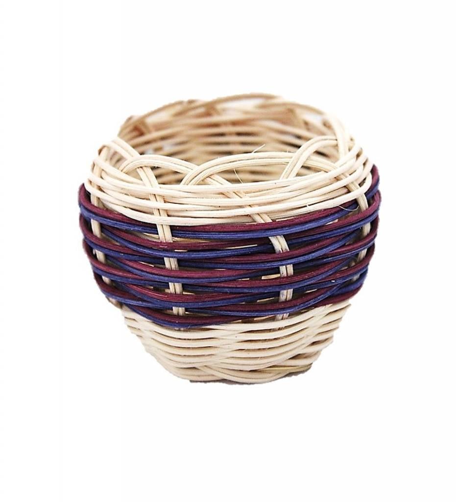 *LA Mini Handwoven Double Walled Basket The Choctaw Store
