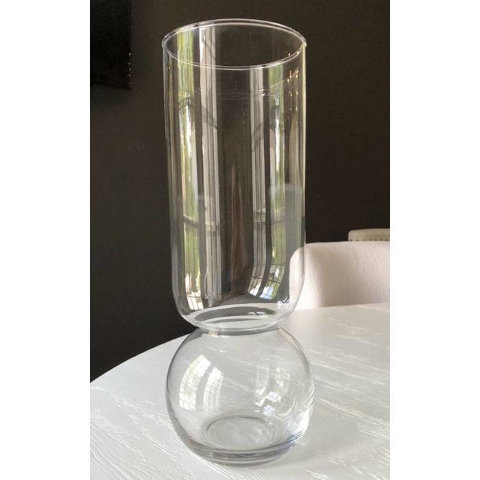 Bulb Vase Extra Tall Clear