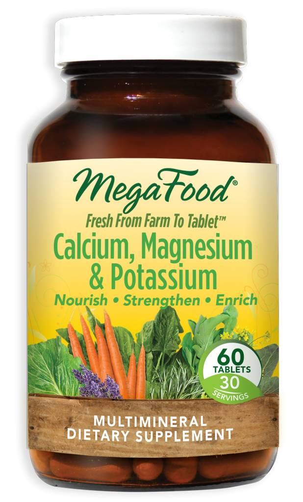 MegaFood Calcium, Magnesium & Potassium 60 ct To Your Health
