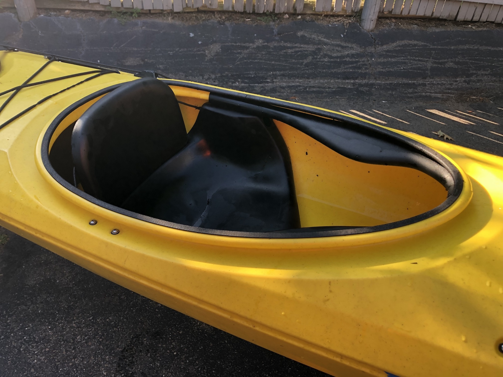 Looksha Sport LV Rear Bulkhead Yellow Used PADDLE BOSTON Charles