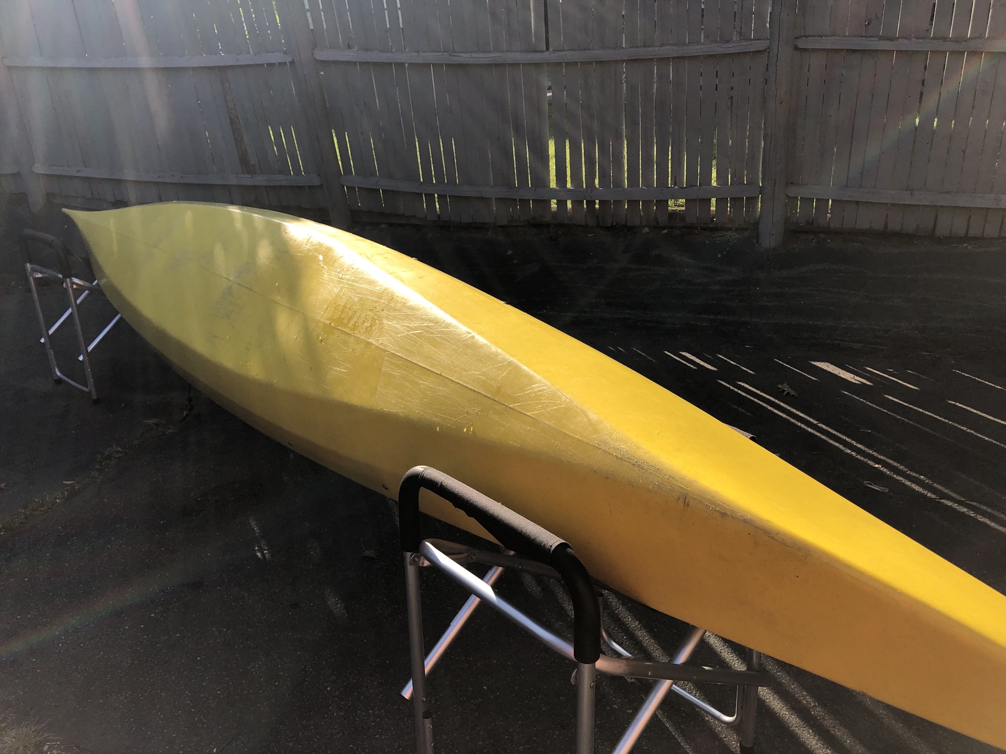 looksha sport lv rear bulkhead yellow used - paddle boston