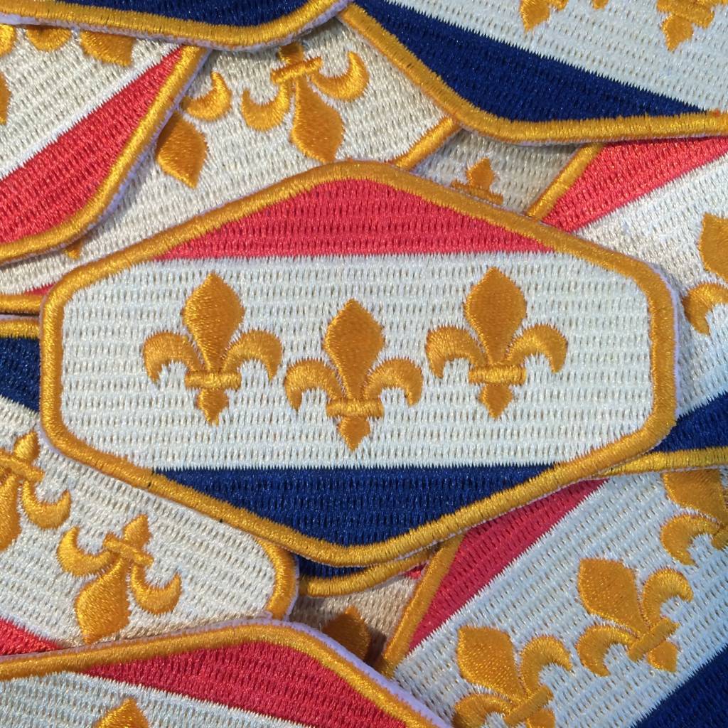 New Orleans Flag Patch Parish Ink