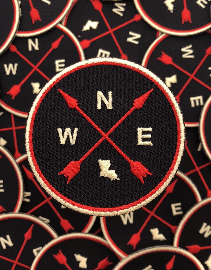 Louisiana Compass Patch Parish Ink