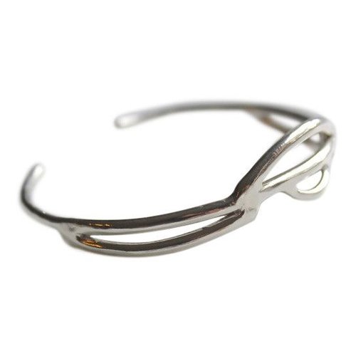 Elisha Marie Dawning Carved Bracelet in Sterling Silver Elisha Marie Dawning Carved Bracelet in Sterling Silver