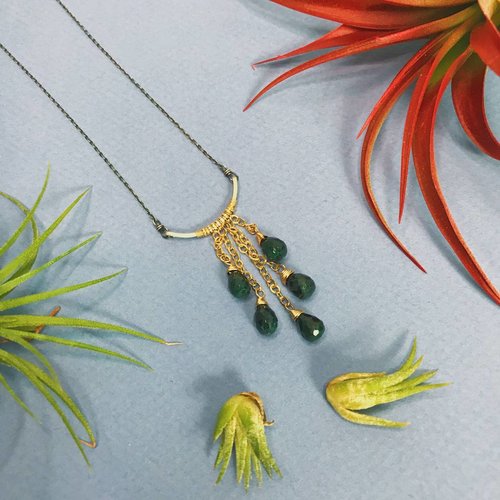 Amy Olson Sylvia Necklace - Emerald Amy Olson Sylvia Necklace - Emerald