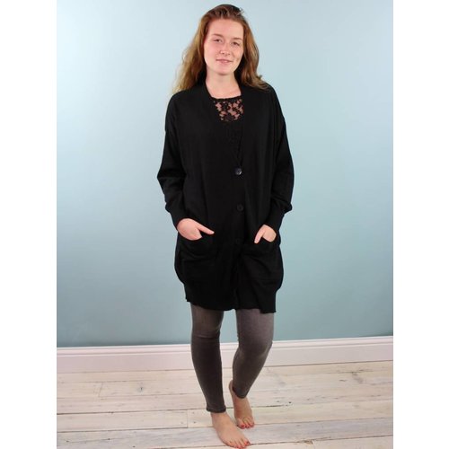 BackDrop Ona Cardi - Black BackDrop Ona Cardi - Black