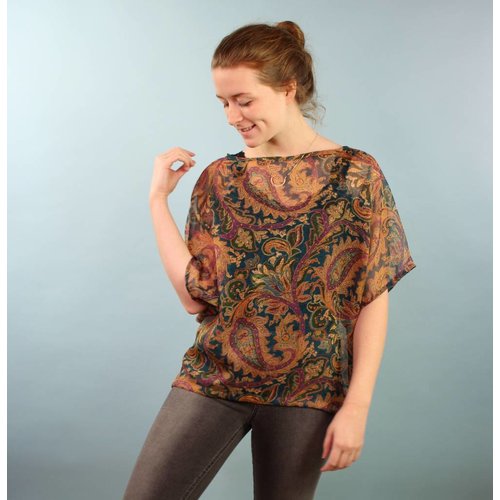 Sarah Bibb Sarah Top by Sarah Bibb - Winter Paisley Sarah Bibb Sarah Top by Sarah Bibb - Winter Paisley