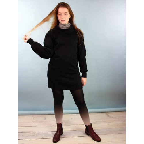 Sarah Bibb Lana Tunic/Dress - Black Fr Terry Sarah Bibb Lana Tunic/Dress - Black Fr Terry