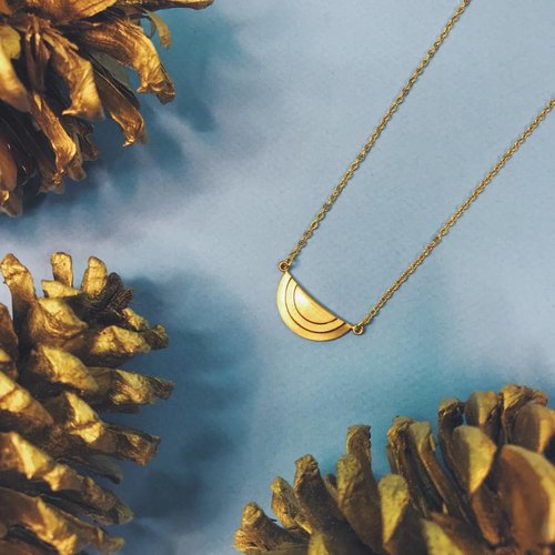 Nicole Weldon Stacked Sun - Brass Nicole Weldon Stacked Sun - Brass