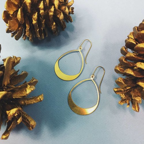 Nicole Weldon Cusp Hoop - Multiple Color Nicole Weldon Cusp Hoop - Multiple Color