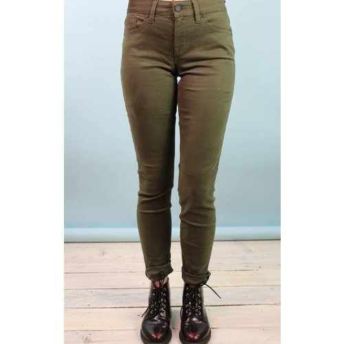 Level 99 Liza Mid Rise - Olive Level 99 Liza Mid Rise - Olive