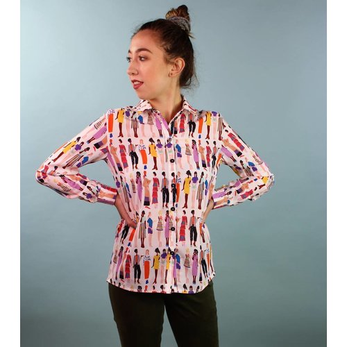 One Imaginary Girl Mira Blouse - Illustration One Imaginary Girl Mira Blouse - Illustration