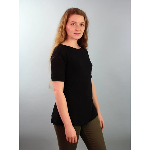Sarah Bibb Dawn Tee - Black Sarah Bibb Dawn Tee - Black