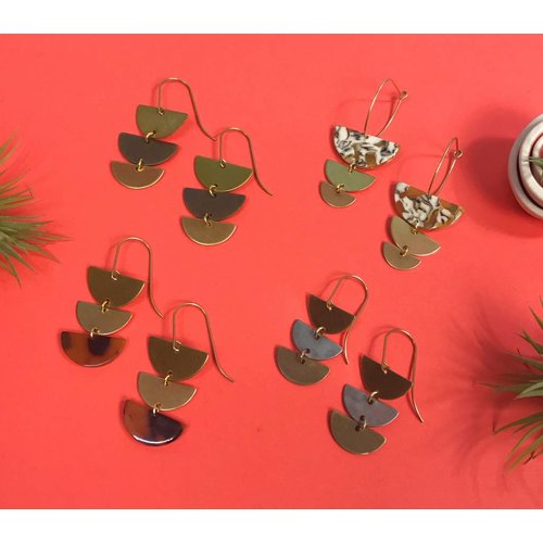 Nicole Weldon Triple Drop Earrings Nicole Weldon Triple Drop Earrings