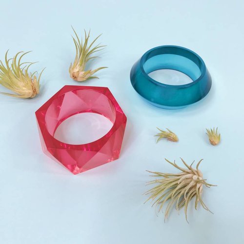 Ink & Alloy Lucite Bangles - Multiple Colors Ink & Alloy Lucite Bangles - Multiple Colors