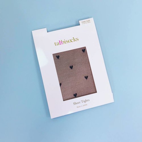 Tabbisocks Sheer Tights - Hearts Tabbisocks Sheer Tights - Hearts