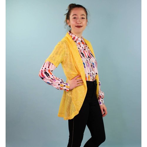 Sarah Bibb Camellia Sweater - Lemon Sarah Bibb Camellia Sweater - Lemon