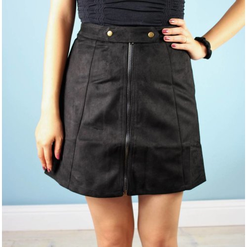 Bishop + Young Lexi Zip A-Line Skirt- Black Bishop + Young Lexi Zip A-Line Skirt- Black