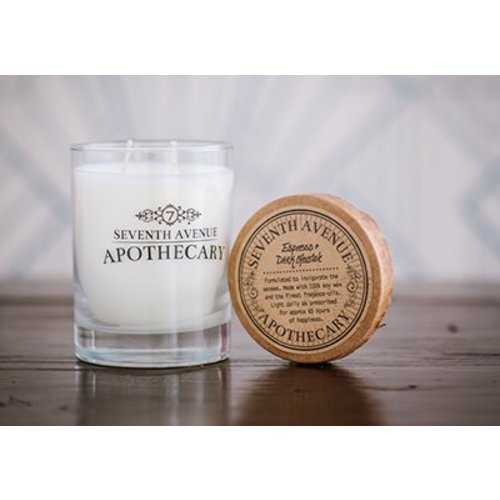 Seventh Avenue Apothecary Glass Jar Candle - Espresso & Dark Chocolate Seventh Avenue Apothecary Glass Jar Candle - Espresso & Dark Chocolate