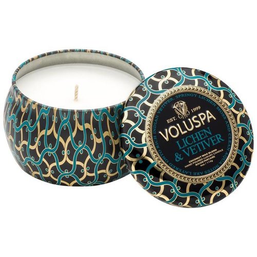 Voluspa Mini Tin - Lichen & Vetiver Voluspa Mini Tin - Lichen & Vetiver