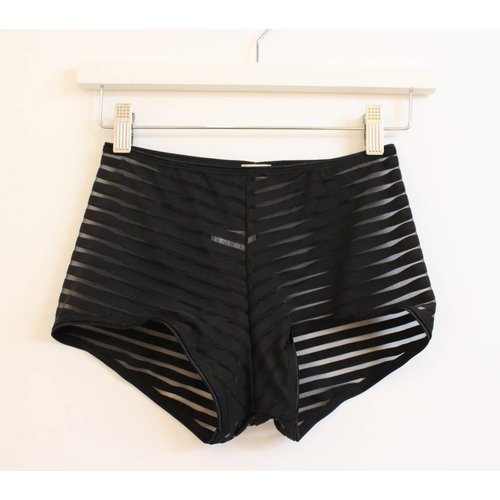 Cameo Hi Waist Brief - Black Shadow Cameo Hi Waist Brief - Black Shadow