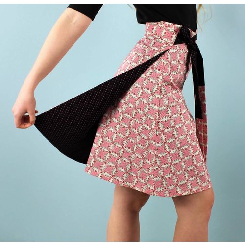 Sarah Bibb Hyla Reversible Wrap - Quilty/Dot Sarah Bibb Hyla Reversible Wrap - Quilty/Dot