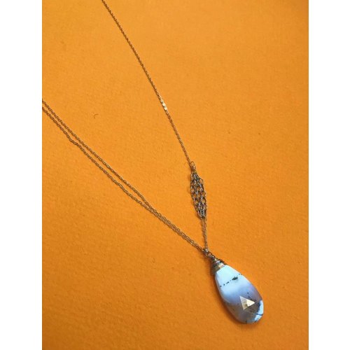 Amy Olson Dandelion Necklace - Dendritic Opal Amy Olson Dandelion Necklace - Dendritic Opal