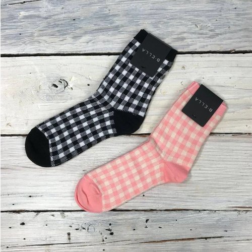 B. Ella Gingham Socks - multiple colors B. Ella Gingham Socks - multiple colors