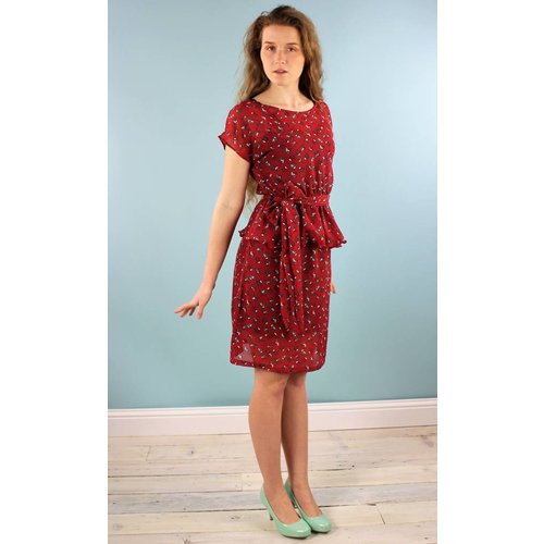Sarah Bibb Laurel Peplum Dress -Birdy Sarah Bibb Laurel Peplum Dress -Birdy