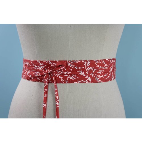 Sarah Bibb Mini Obi Belt- Rusty Branch Sarah Bibb Mini Obi Belt- Rusty Branch