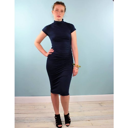 Velvet Valda Dress - Midnight Velvet Valda Dress - Midnight