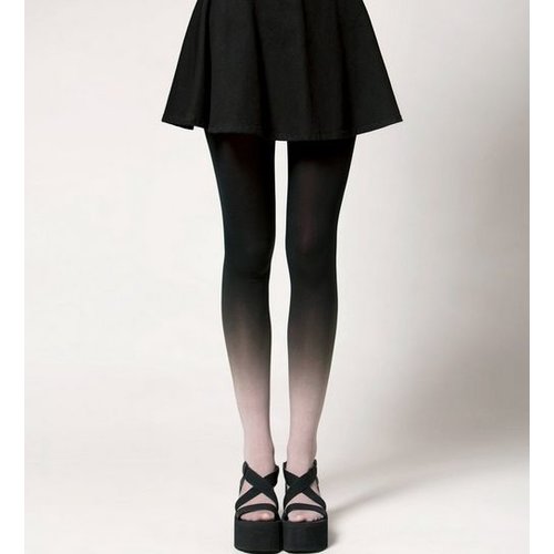 BZR Hand Dyed Ombre Tights - Smoke BZR Hand Dyed Ombre Tights - Smoke