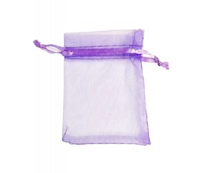 Purple Organza Bag 3 X2 Theacts