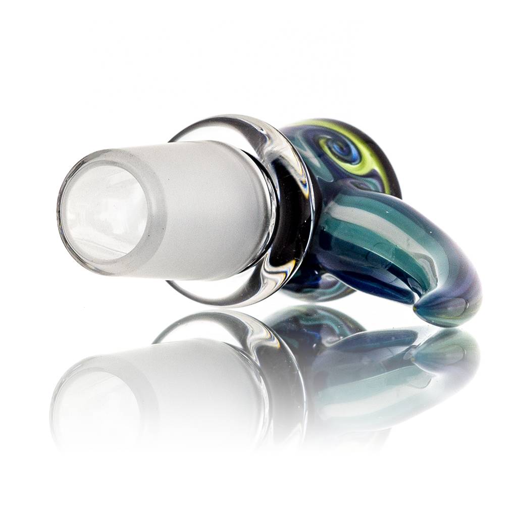 18mm Horn Handle Glass Bowl Slide by Mike Fro (M) Witch DR