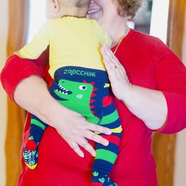 Zoocchini Legging & Sock Set Devin the Dinosaur