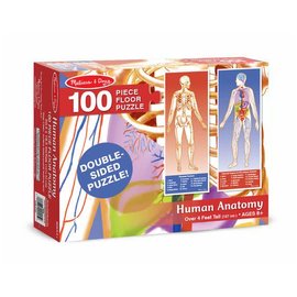 Melissa & Doug Human Body Floor Puzzle - 100 Pieces