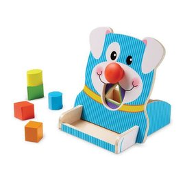 Melissa & Doug First Play Spin & Feed Shape Sorter