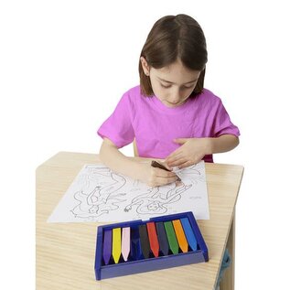 Melissa & Doug Jumbo Triangular Crayons (10pc)