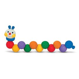 Melissa & Doug Build an Inchworm Pop Blocs Learning Toy