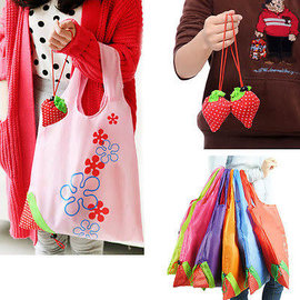 DHGate Reusable Shopping Bag - Strawberry