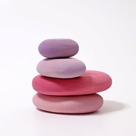 Grimms Grimms Pebbles, Flamingo 4pc