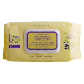 Baby Boo Bamboo Baby Boo Bamboo 100% Bamboo Baby Wipes- 80 Count