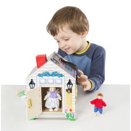 Melissa & Doug Wooden Doorbell House